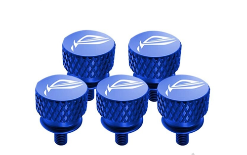 M3.5 Colored PC computer case thumb screws with logo(Ships same day from PA, US) - Afbeelding 4 van 9