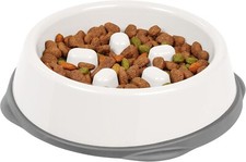IRIS Slow Feeder Dog Bowl Anti-Choking Anti-Slip for Healthy Digestion