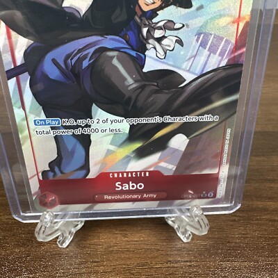 One Piece - OP05-07 - 6C Sabo SR Alt Art | eBay