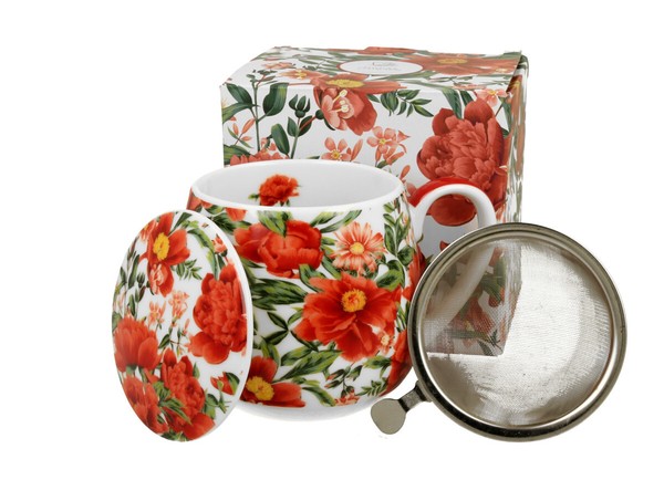 Duo Floral Fassbecher 430 Ml Felicity Mit Teesieb, New Bone China Porzellan-image