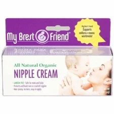 MY BREST FRIEND ALL NATURAL NIPPLE CREAM, 2 OZ. SET/7 *DISTRESSED PKG*