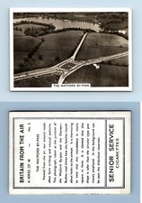 Watford By-Pass #5 Britain From The Air 1939 Senior Service Cigarette Card