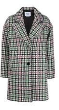 Msgm Single-breasted Wool-blend Coat. Small