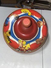 Vintage Ohio Art Spinning Top - Boys girls Cats dog Duck