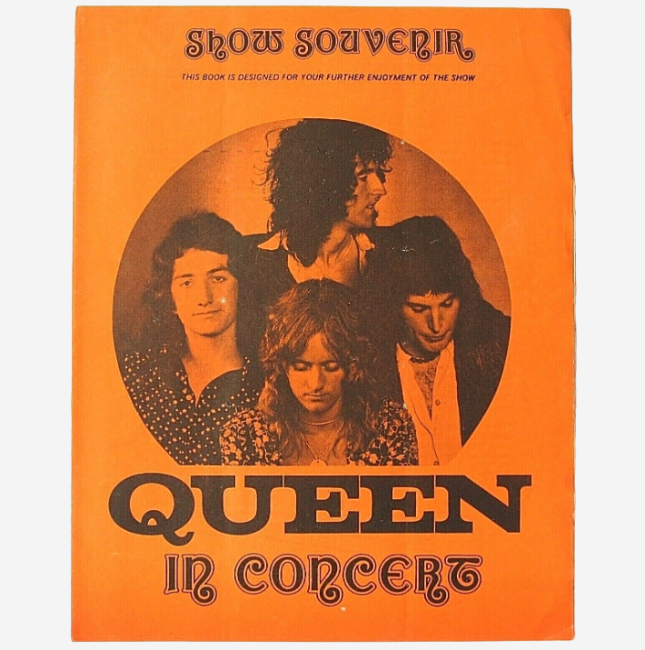 Queen In Concert 1973 / 1974 Show Souvenir UK Tour Programme Book