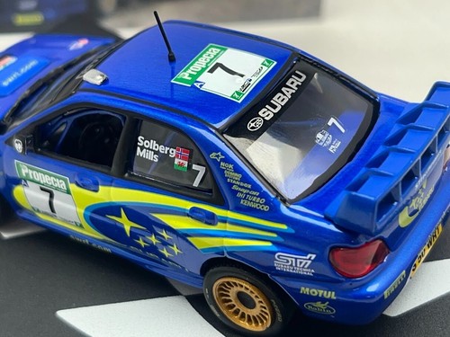 #7 Subaru Impreza WRC 2003 Rally New Zealand Solberg Mills 1/43 Diecast Car IXO - Picture 10 of 12