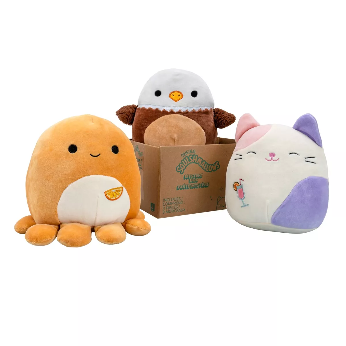 Squishmallow 5 Plush Mystery Box, 5-Pack - Assorted Set of