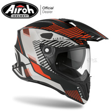 Casque INTEGRALE Airoh COMMANDER 2021 Boost Orange Nouveau Modèle Full Opt
