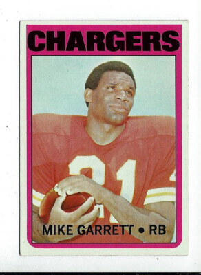 MIKE GARRETT 1972 Topps (SET BREAK) Brite Color *Clean Surface *Razor Sharp