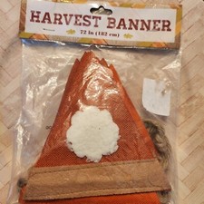 Harvest Banner Thanksgiving pumpkin pie Thanksful 6ft. A1