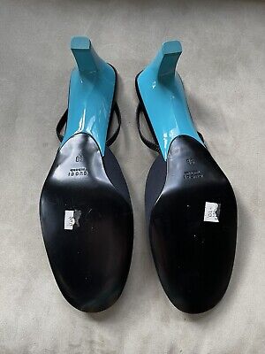 New no box - Gucci - Tom Ford 9B Vintage Lucite Blue Heels New no box - Gucci - Tom Ford 9B Vintage Lucite Blue Heels