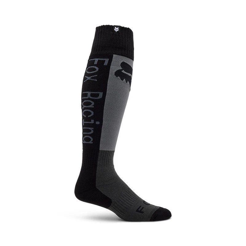 Fox 180 Race Spec Motocross Moto Supermoto Functions Chaussettes Noir - Photo 1/1