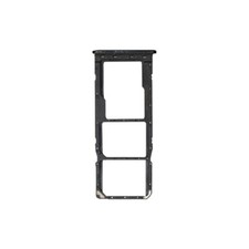 SIM microSD Card Tray Dual for Samsung Galaxy M30 Black Cell Phone Repair Part