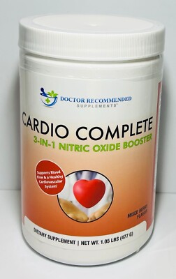 Cardio Complete - Heart Health Support Powder Supplement - 3-in-1 Nitric Oxid...