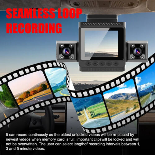4 Channel Wifi Dash Cam FHD 4*1080P Car DVR 360° All Side Driving Camera Dashcam - Bild 14 von 17