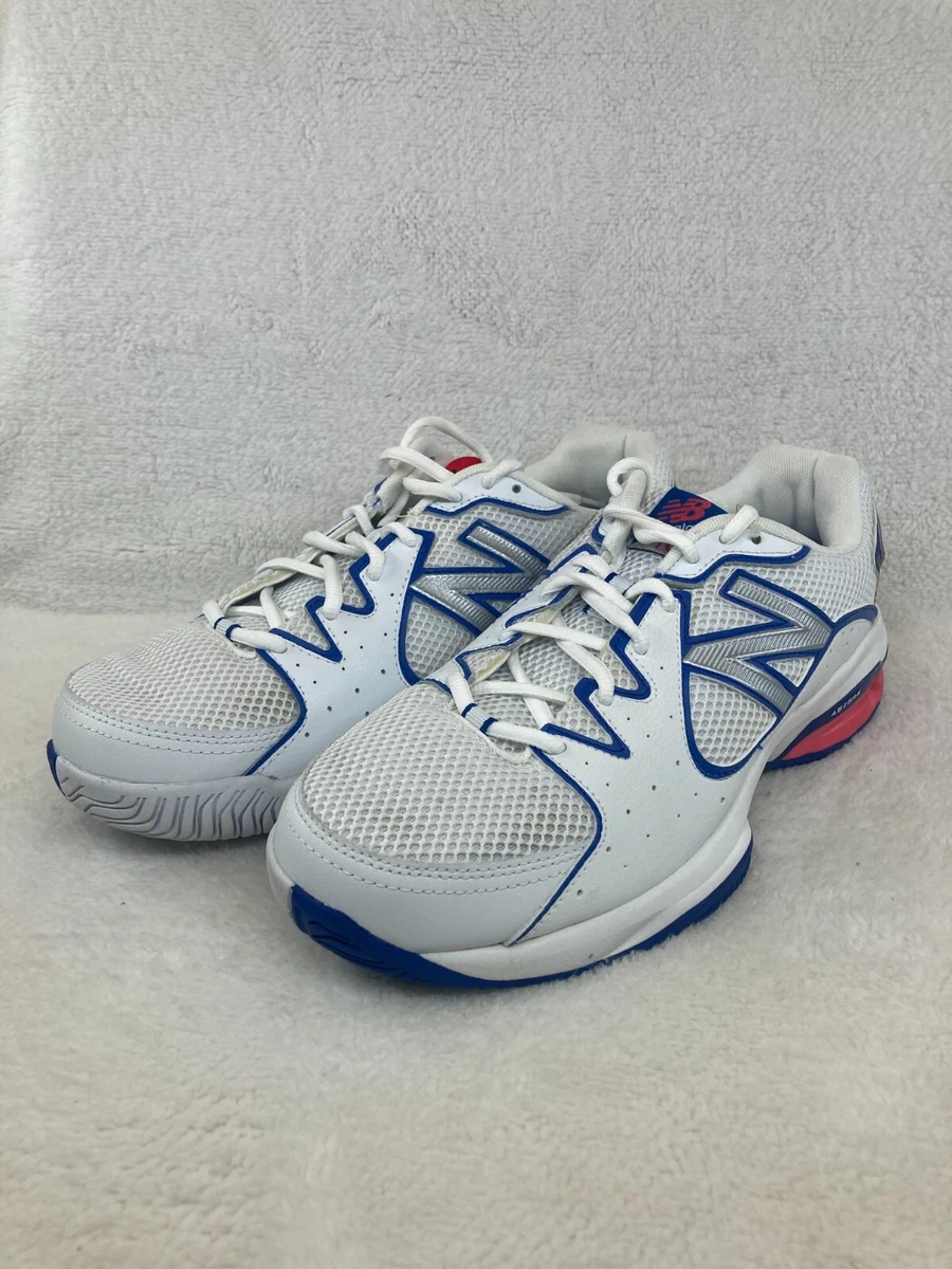 New BalanceWomenu0026#039;s Size 11 D Tennis Shoes - White/Blue/Pink - WC786WP  | eBay