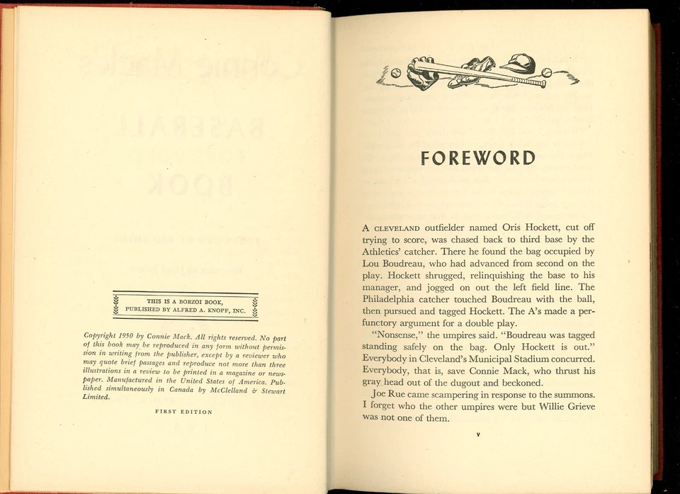 1950 Connie Mack's Baseball Book- Joe DiMaggio, Stan Musial, Pee Wee Reese Autos - Image 2 of 4