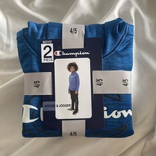 New Boy s Champion 2 pc Hoodie and Jogger set sweatsuit size 4/5