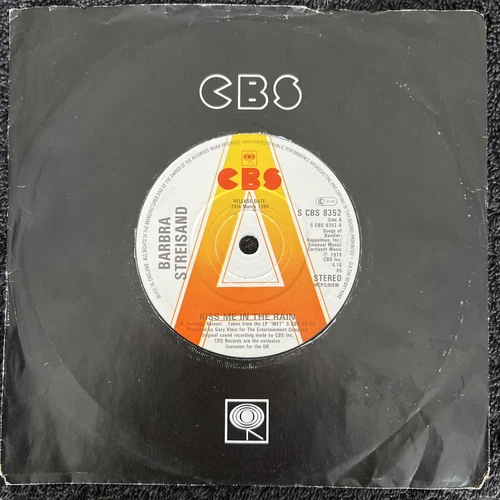 Barbra Streisand – Kiss Me In The Rain 7'' PROMO 1980 PLAY TESTED VG+ VIDEO CLIP