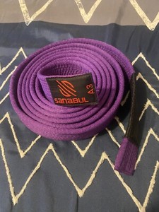 Sanabul Brazilian Jiu Jitsu BJJ Pro Belts, with Sleeve Bar for Ranking Stripes, 