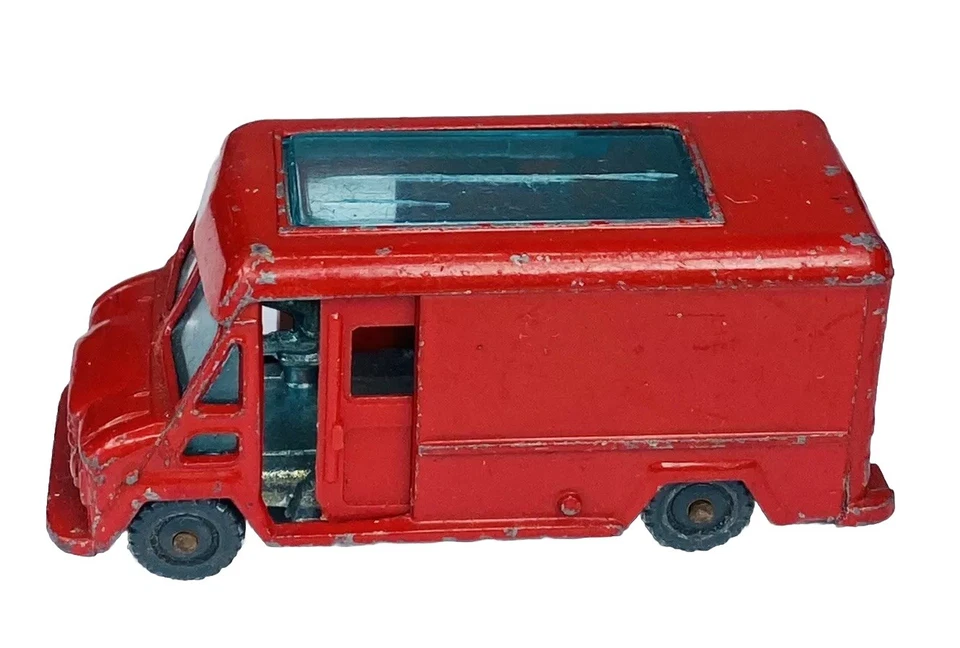 FURGONETA HUSKY COMMER DE COLECCIÓN RARA ROJA AÑOS 70 JUGUETE DIFÍCIL DE ENCONTRAR COLOR Foto 2 de 4