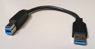 FOXCONN 6'' SHORT USB 3.0 Cable Std A to Std B Male to Male High Speed Printer as
