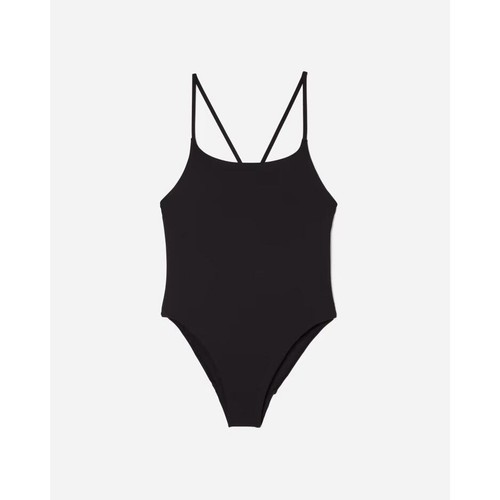 Nuevo traje de baño Everlane The String negro de una pieza talla grande para mujer - Imagen 10 de 16