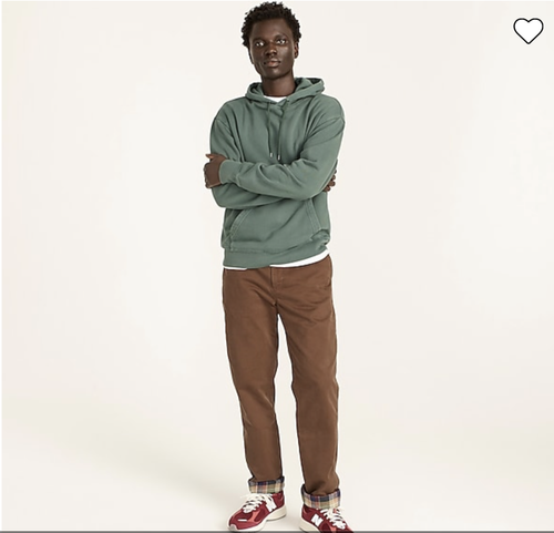 J CREW Straight-fit flannel-lined cabin 