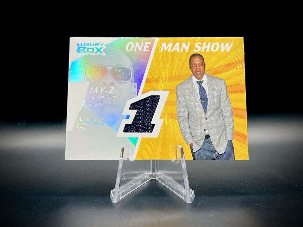 💛2005-06 Topps Luxury Box Jay-Z One Man Show Relic /225 Jeans