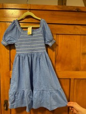 elegantes Mini-Boden Kleid, neu, 140, 9 bis 10 Jahre, Mädchen, himmelblau
