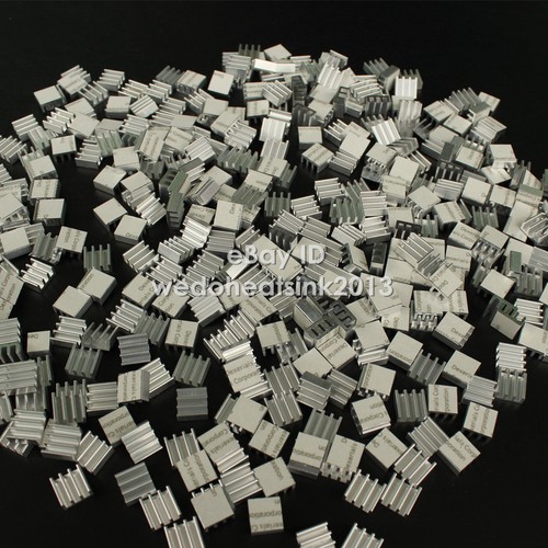 12pcs 11x11x5mm Extruded Aluminum Heatsink With Thermal Conductive Tape - Afbeelding 9 van 10