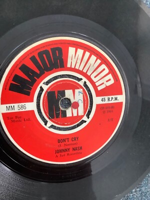 Johnny Nash. You got soul.  7  vinyl. 1968.  Major Minor.