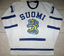 VINTAGE #10 Esa TIKKANEN Team FINLAND Replica TOPKNIT Jersey, Size Men's S