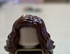 LEGO NEW DARK BROWN MINIFIGURE LONG BRAIDED HAIR GIRL FEMALE WIG PIECE