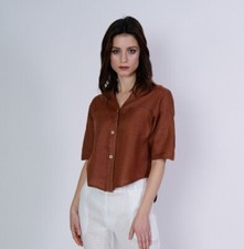 T-shirt, maglie e camicie da donna in lino taglia XL Acquisti