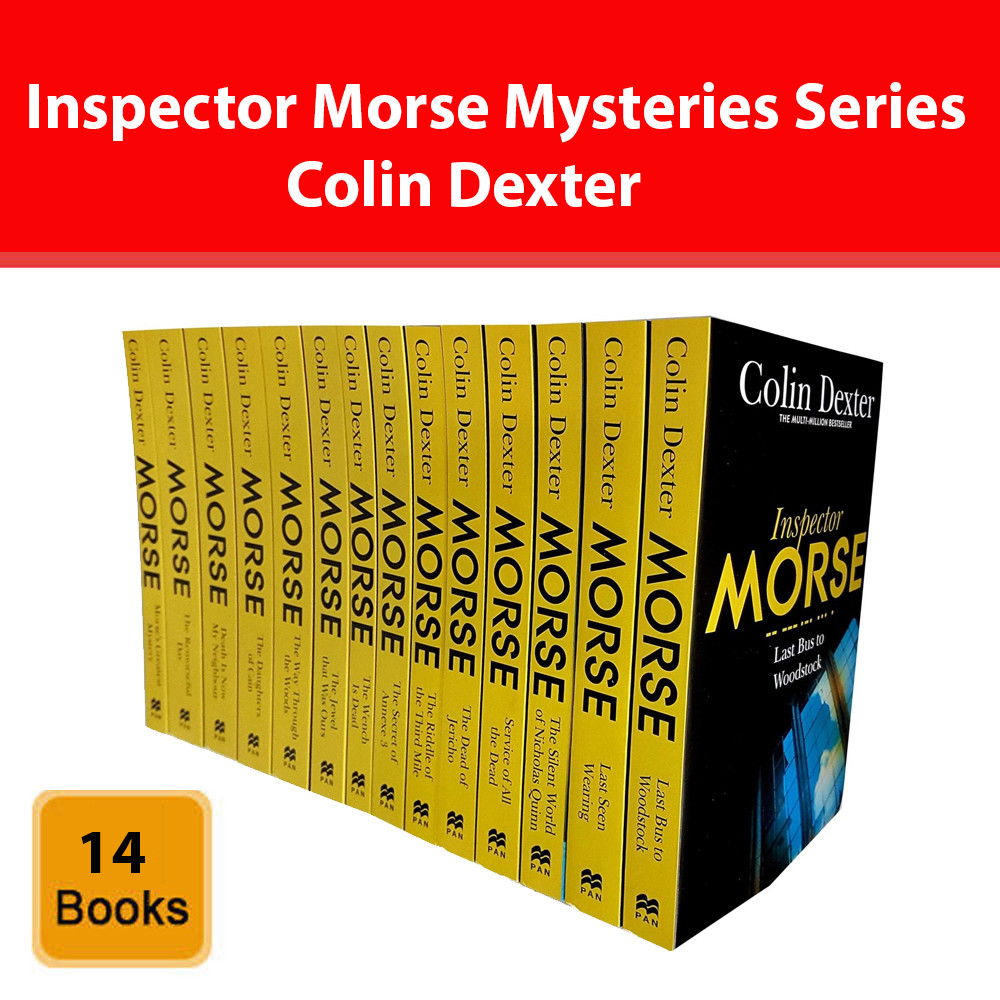 Inspector Morse Mysteries Complete Series 14 Book Collection Set by Colin Dexter