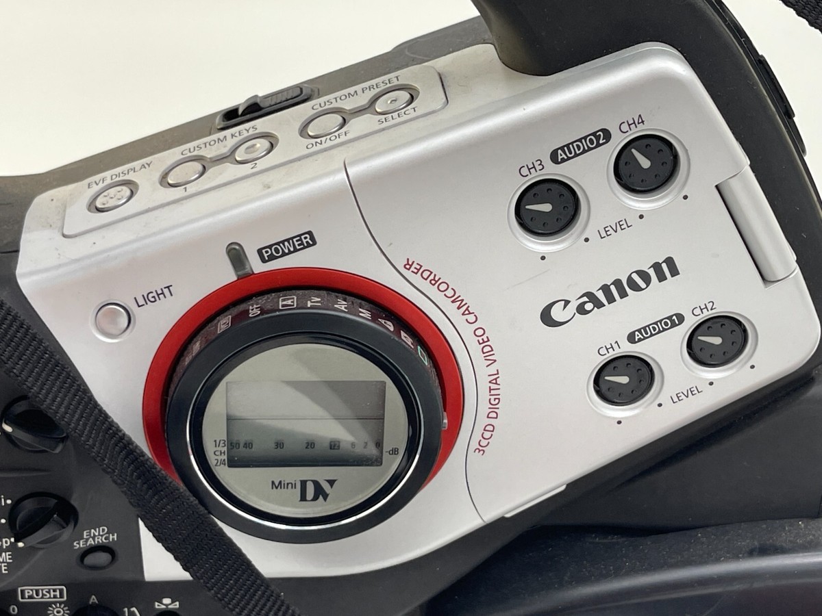 Canon XL2 Standard Definition 3CCD MiniDV Camcorder Camera AS IS