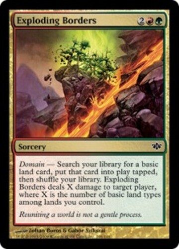 Exploding Borders - Foil x1 - Conflux - NM-Mint, English - Conflux - Picture 1 of 1