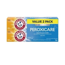 Arm & Hammer PeroxiCare Tartar Control Fluoride Toothpaste with Baking Soda 2PK.