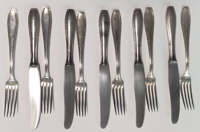 Besteck 11 Teile Wellner 90er Silber-Auflage Ähre (rel. selten) True Vintage