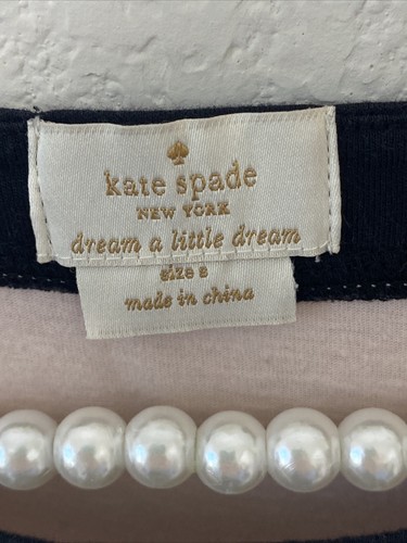 Kate Spade Pajamas Gown Blush Pink Cotton Blend Sleep Shirt Night gown Size S - Picture 3 of 4