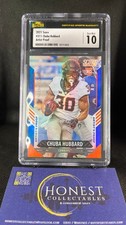 Chuba Hubbard /35 (RC, SP) Grade GEM 10 - 2021 Score Artist Proof 16/35 #311