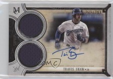 2018 Museum Collection Signature Swatches Dual Relic /299 Travis Shaw Auto 2r7