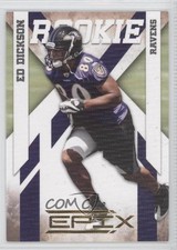 2010 Panini Epix Rookie Gold 42/100 Ed Dickson #133 0b0