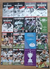 Widnes Rugby League Programmes 1980 - 1994