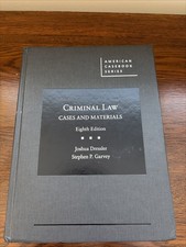 Criminal Law Cases And Materials Eighth 8th E...