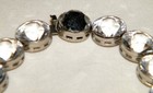 Antique Marked "CZECHOSLOVAKIA" CHOKER NECKLACE Clear Faceted Rhinestones — photo 5