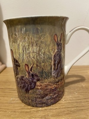 Cashel Martin Ridley schöner Hase/Hase Tierwelt Becher Tasse Kaffee Tee sehr guter Zustand