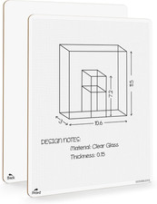 Dotted Dry Erase Board Graph Whiteboard 9" X 12" Bullet Dot Grid Paper for Home