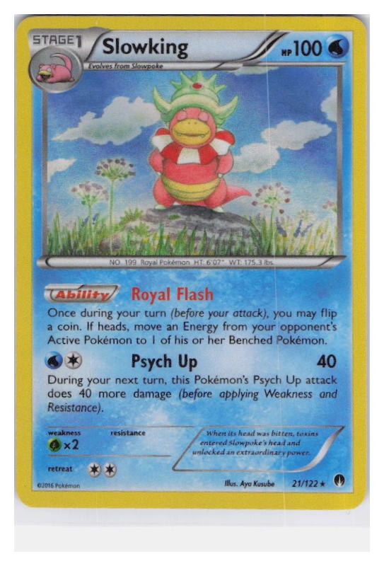 Slowking Holo Rare XY - BREAKpoint 21/122 NM